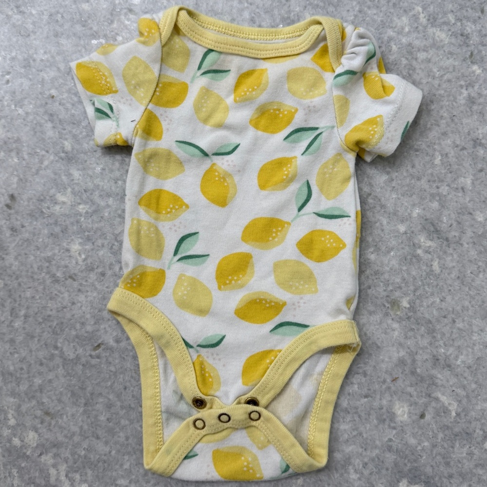 Cloud Island Lemon Baby Bodysuit Onesie